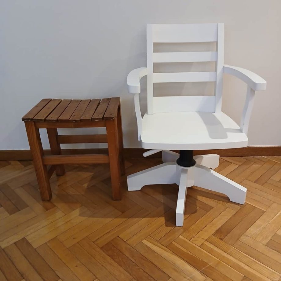 Silla giratoria + banco