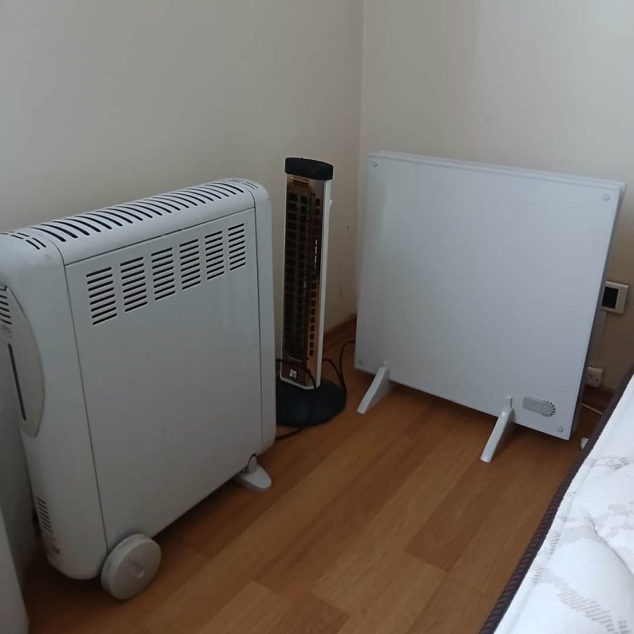 Placa de calor + estufa eléctrica