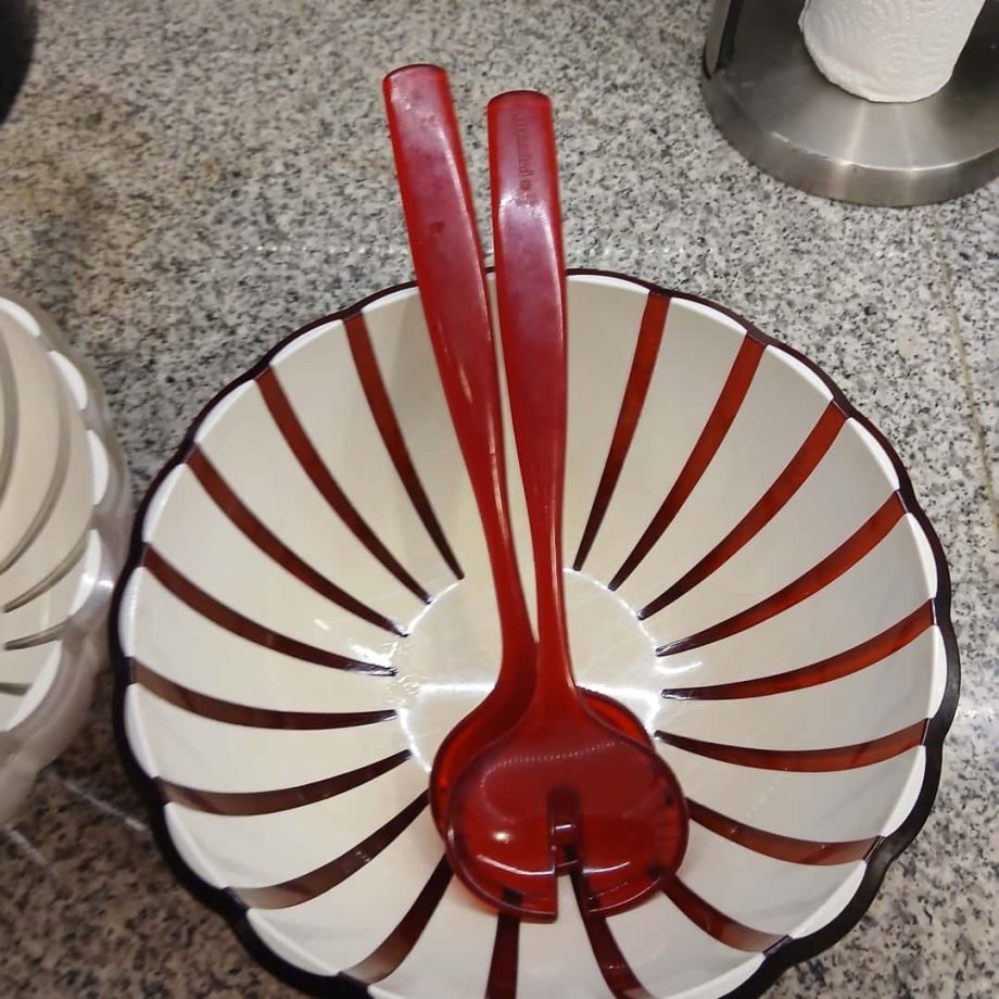 Par de fuentes de acrílico