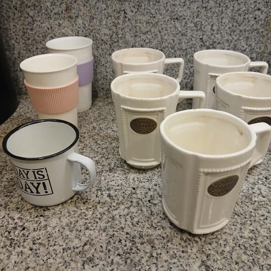 Lote de tazas