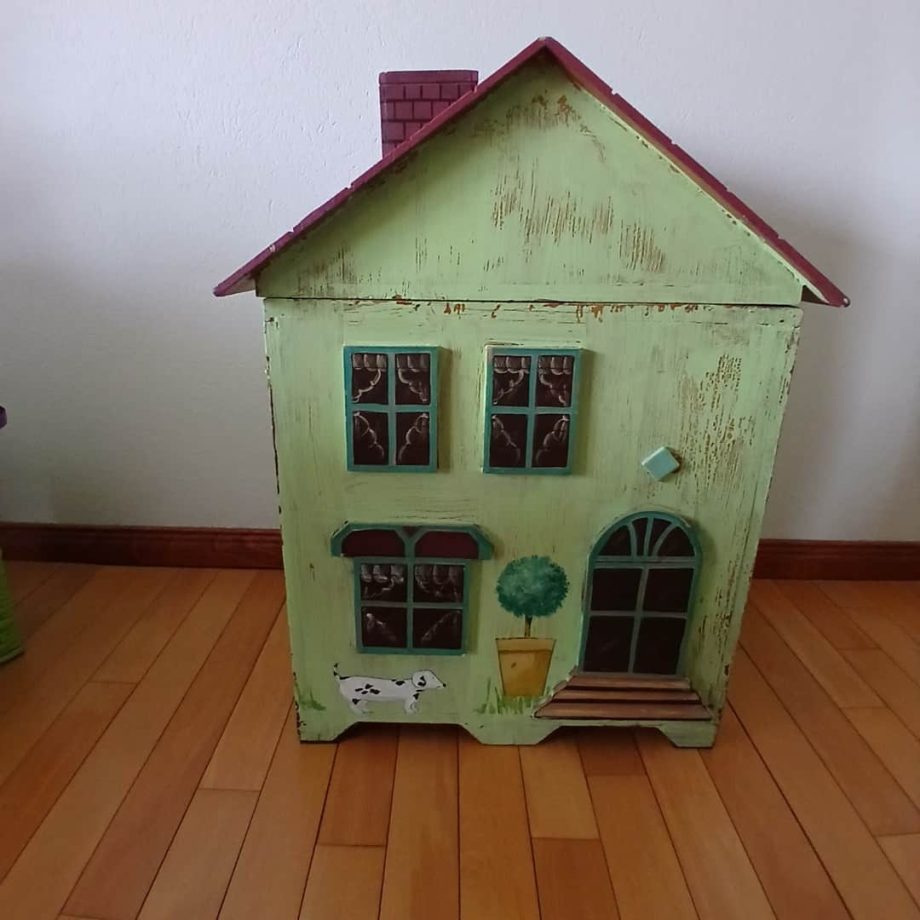 Baúl casita niños