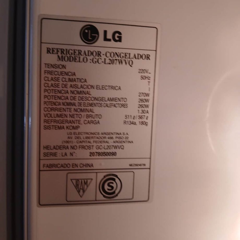 Heladera LG