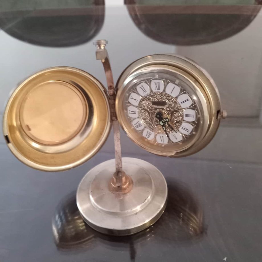 Par de candeleros + Reloj