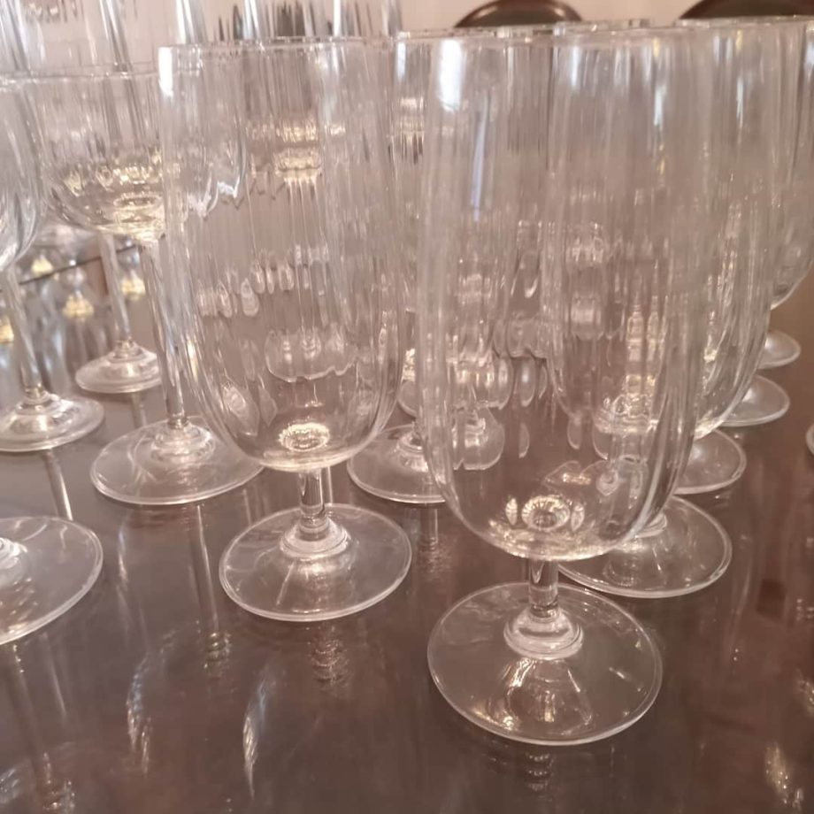 Lote de copas facetadas
