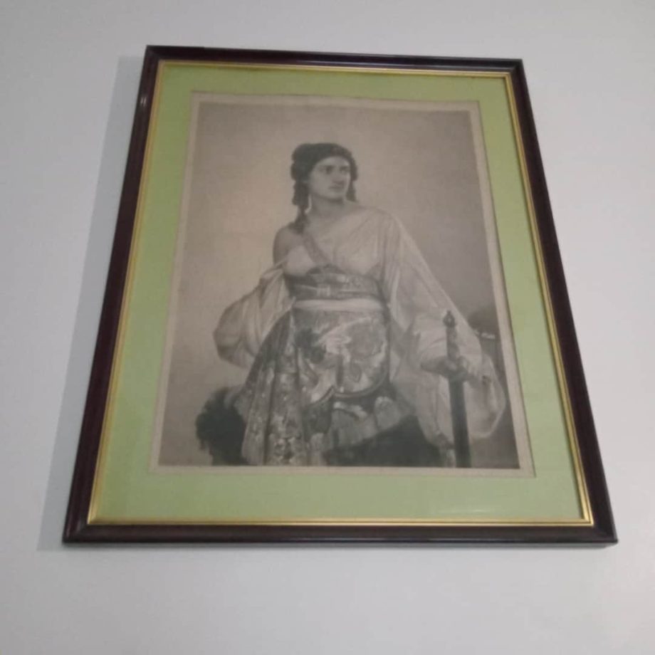 Grabado "Mujer"