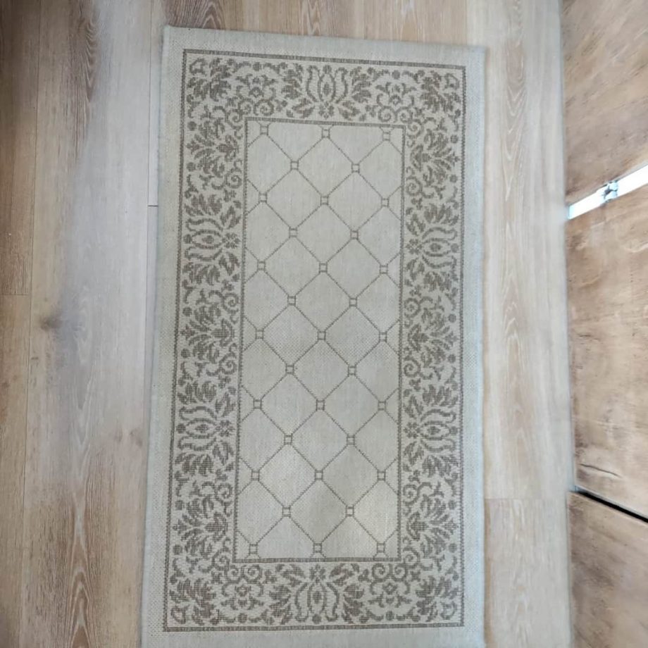 Par de alfombras de yute