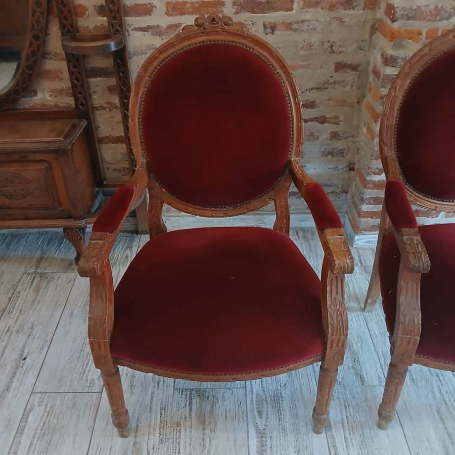 Par de sillones estilo francés