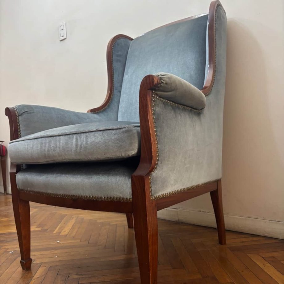 Sillón 1 cuerpo gris