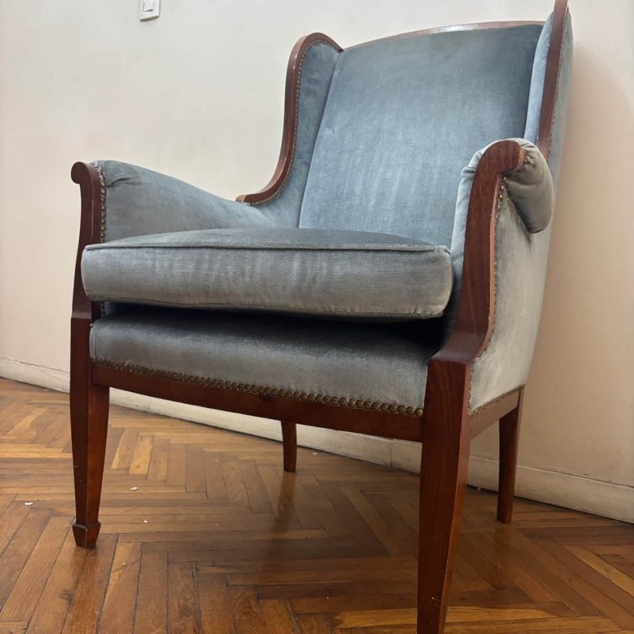Sillón 1 cuerpo gris