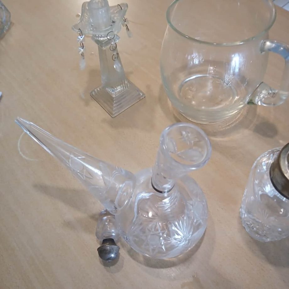 Lote de cristal y vidrio
