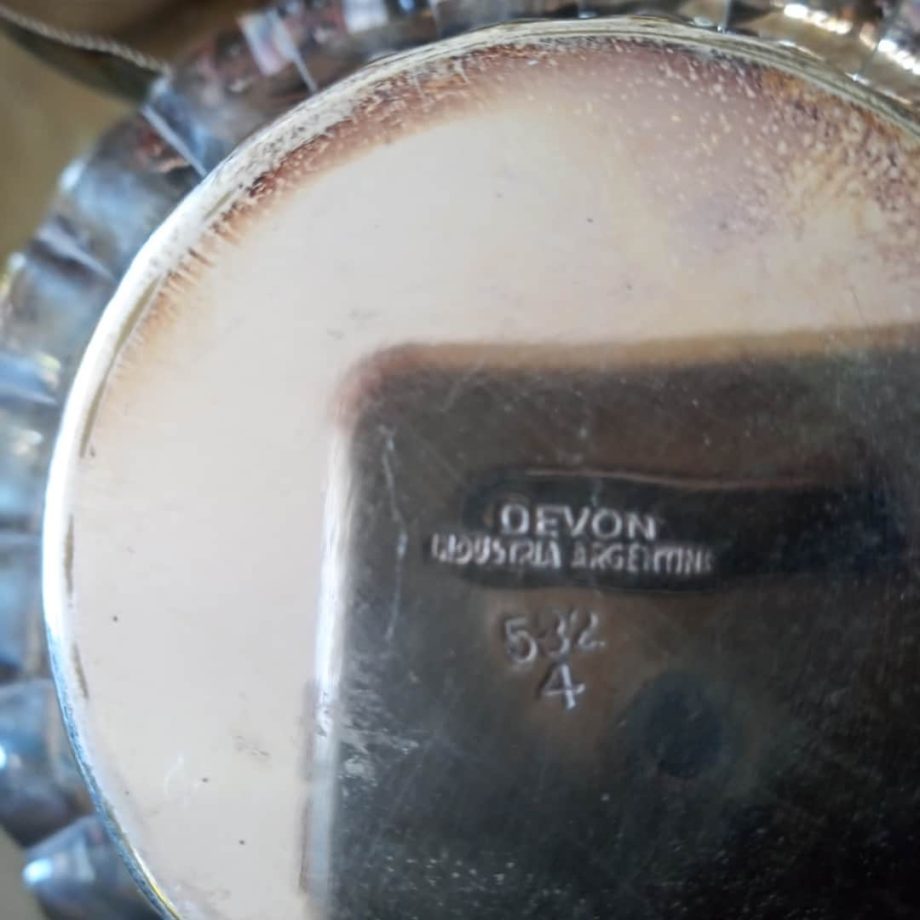 Lote de metal plateado, 8 piezas