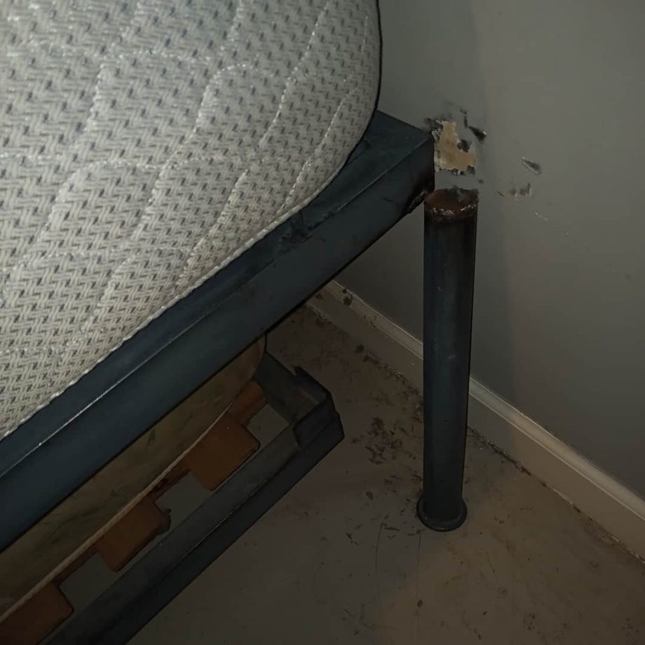 Cama carro en hierro