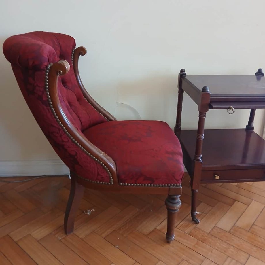Sillón + mesa auxiliar