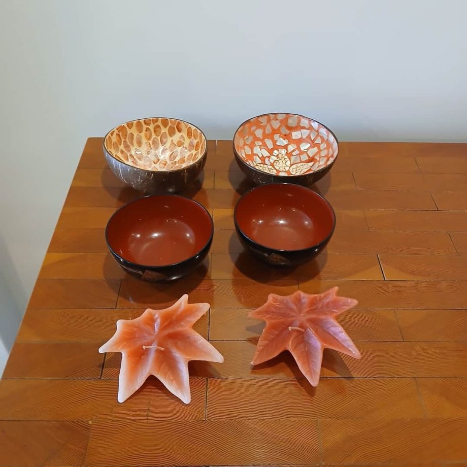 Cuencos y velas