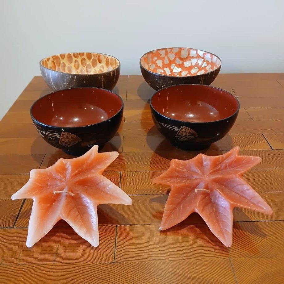 Cuencos y velas