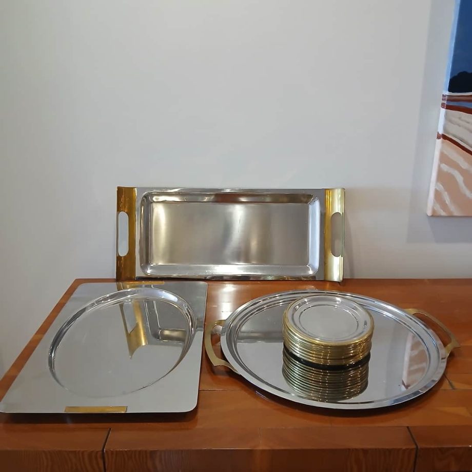 Bandejas en acero inox
