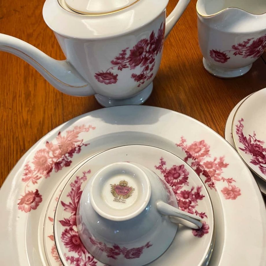 Juego de té porcelana Tsuji