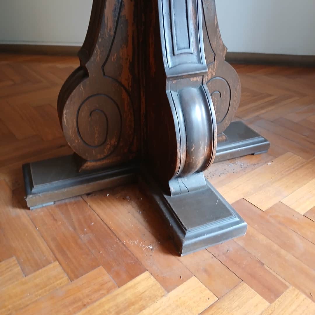 Mesa redonda tapa espejo