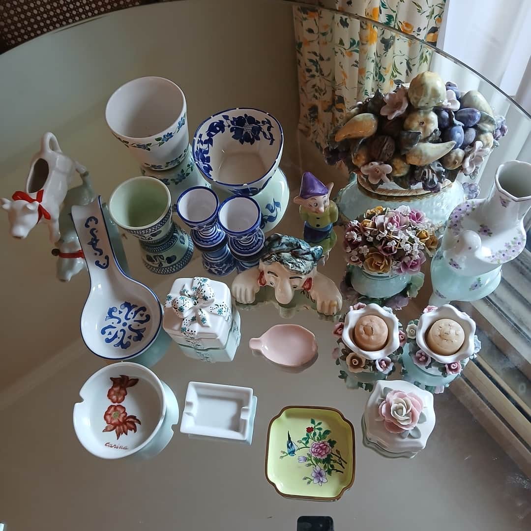 Lote de adornos de cerámica