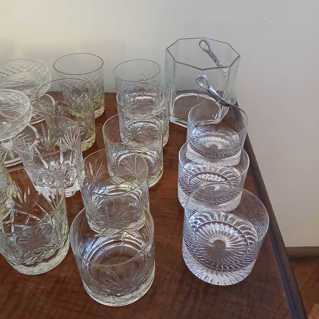 Lote de cristalería