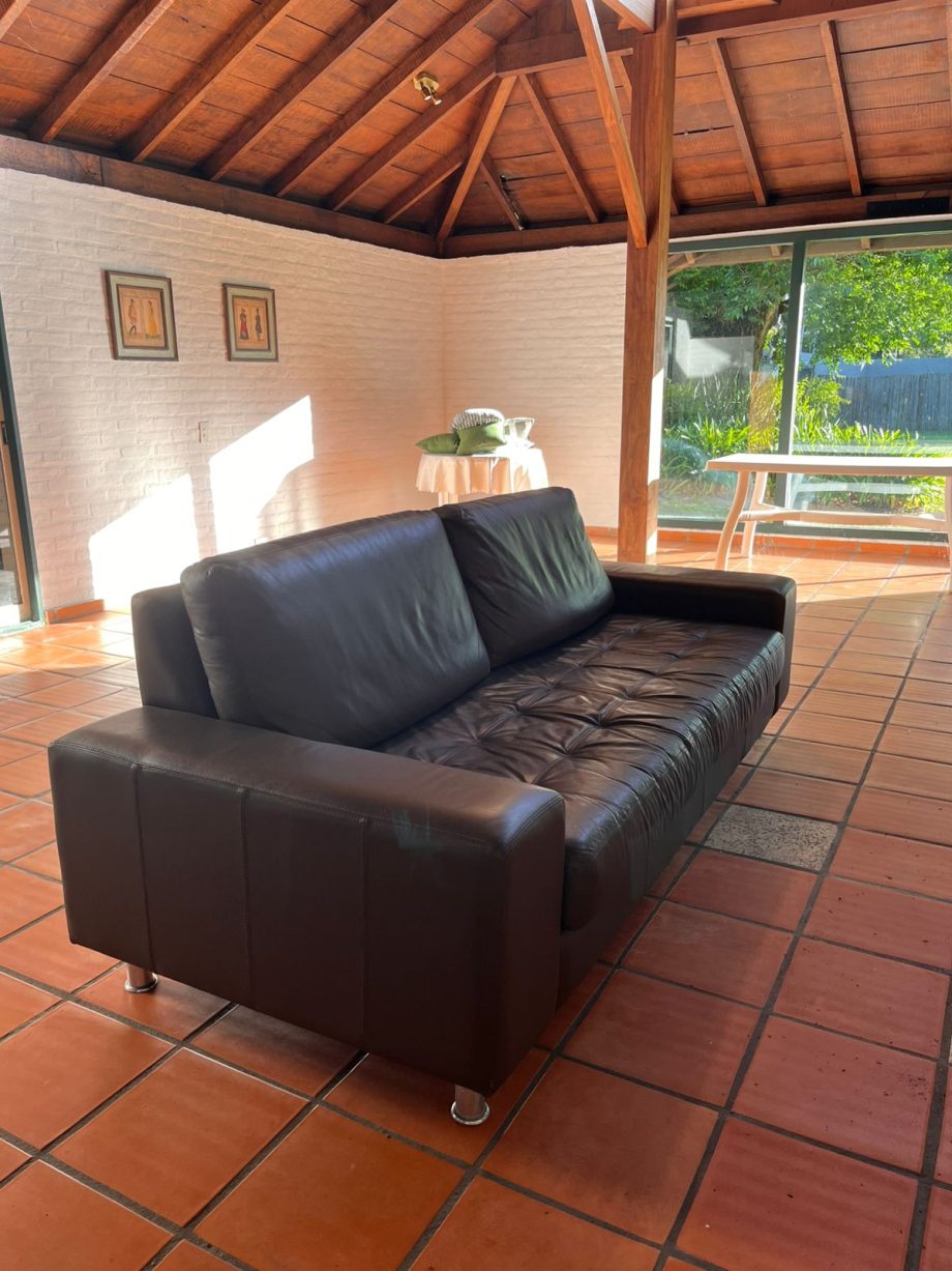 Sillón de cuero