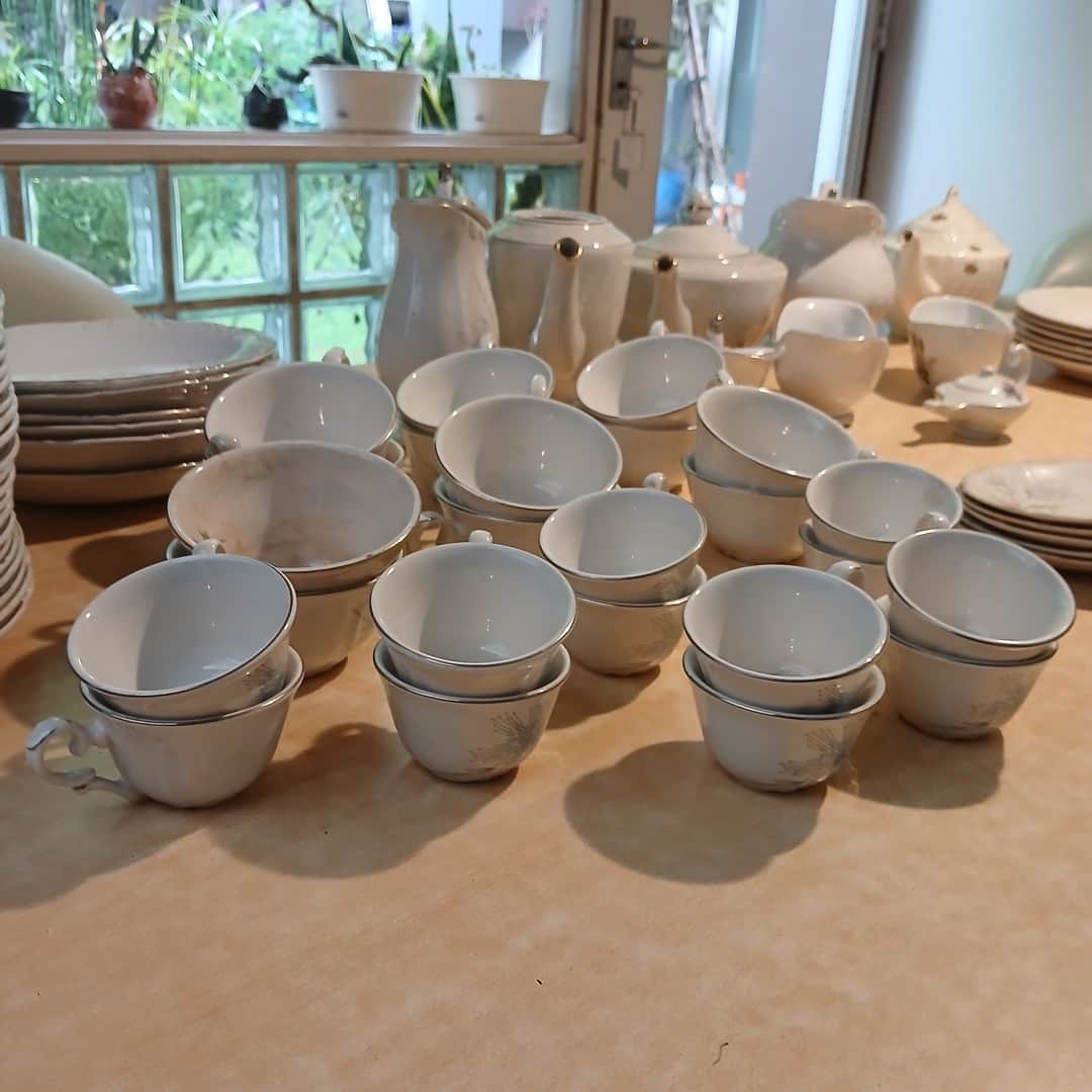 Lote de vajilla nacional