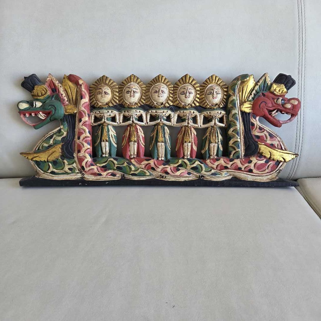 Talla en madera tailandesa