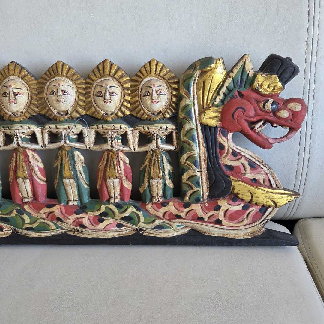 Talla en madera tailandesa