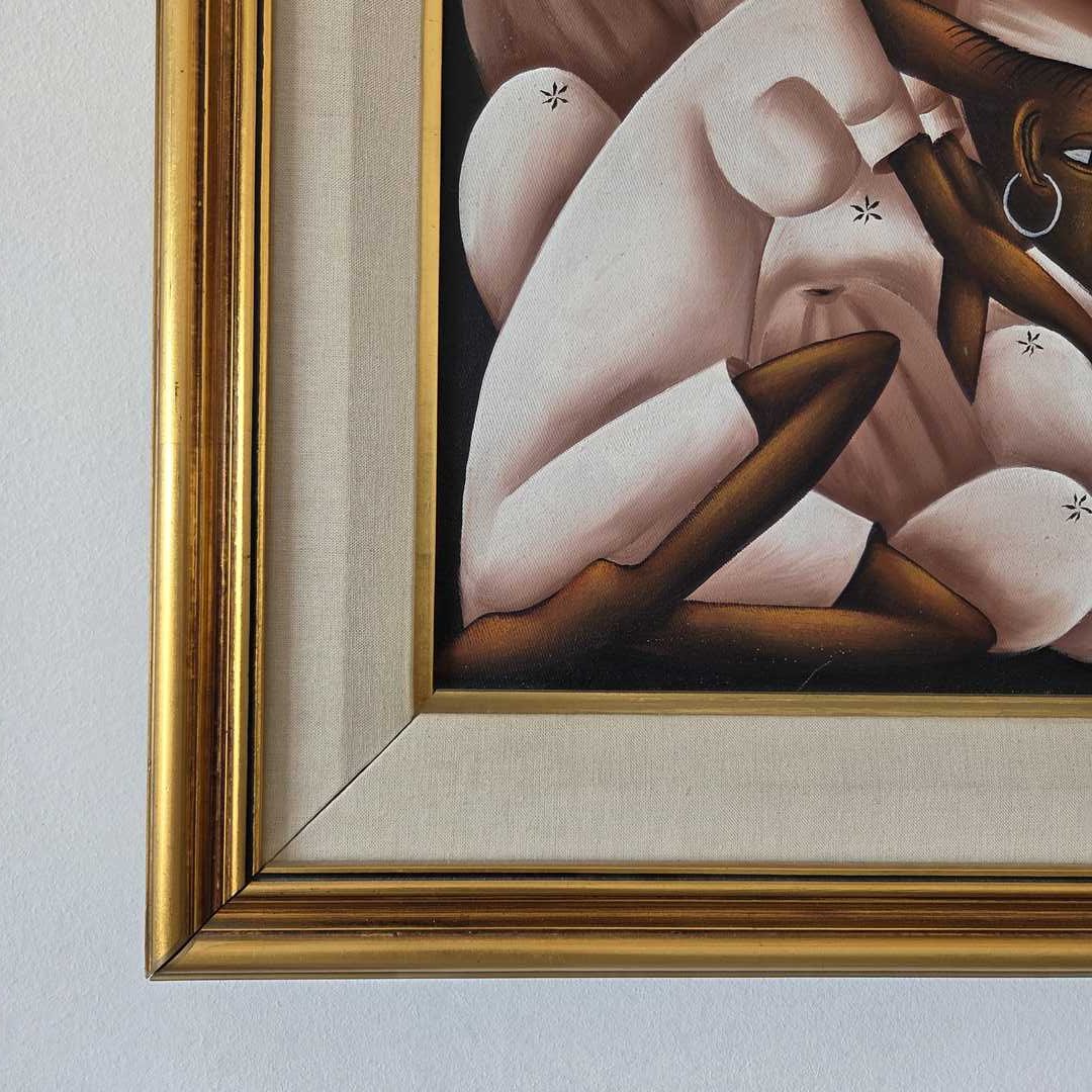 Cuadro decorativo "Mercado haitiano"