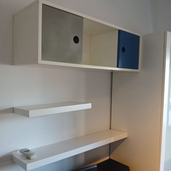 Par de estantes + Biblioteca