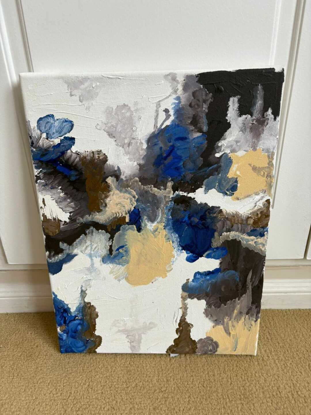 Cuadro "Abstracto" en colores pasteles