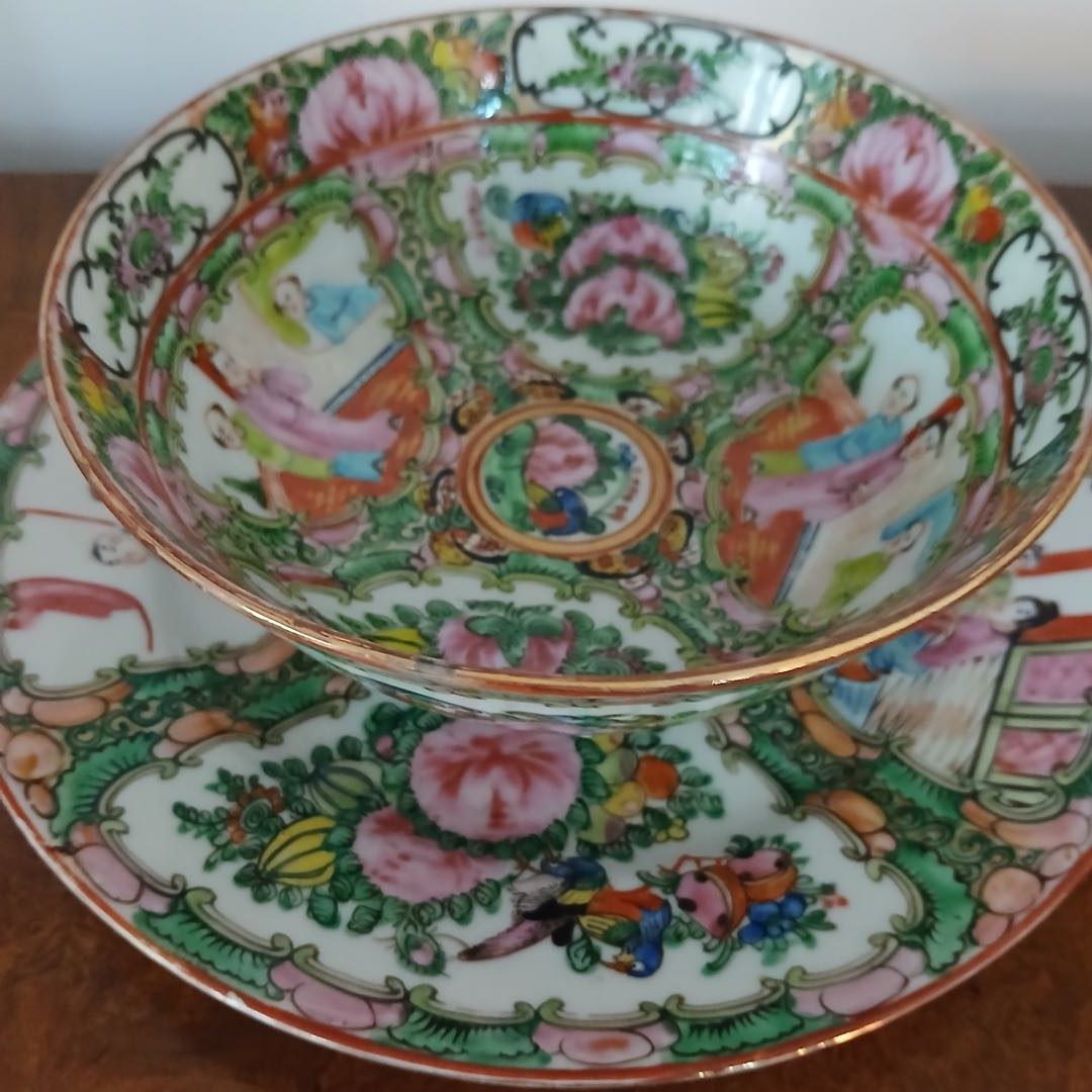 Plato oriental y bowl