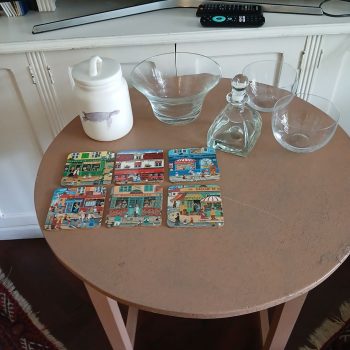 Lote vidrios y frasco