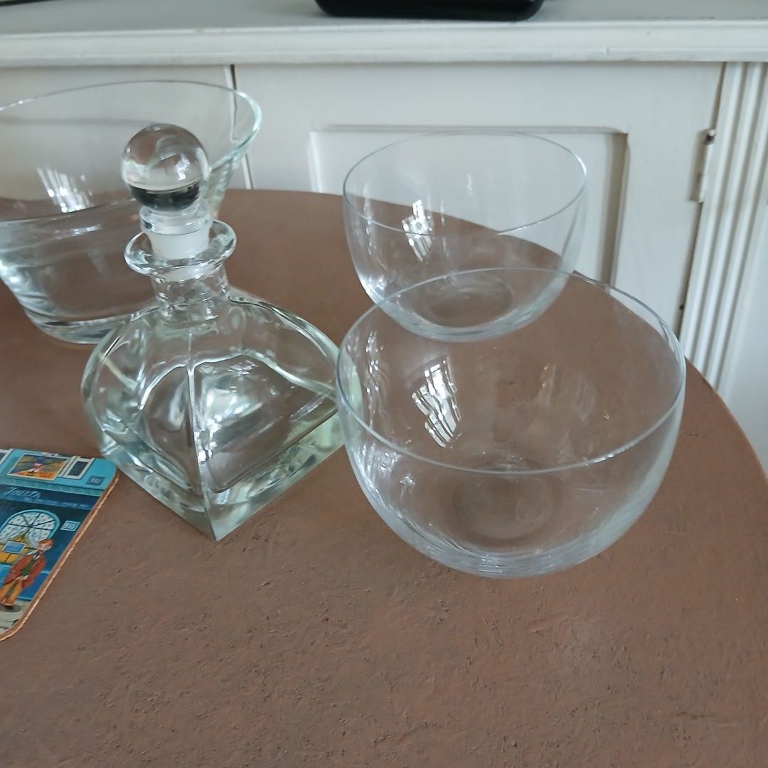 Lote vidrios y frasco