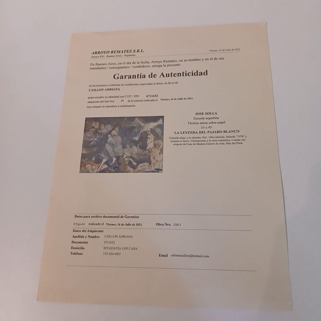 Técnica mixta de José Solla