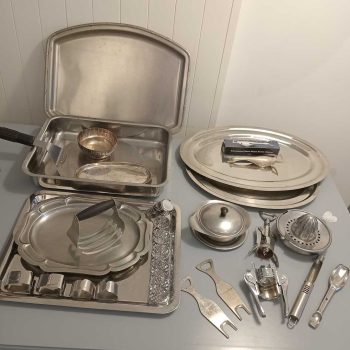 Importante lote de acero inox