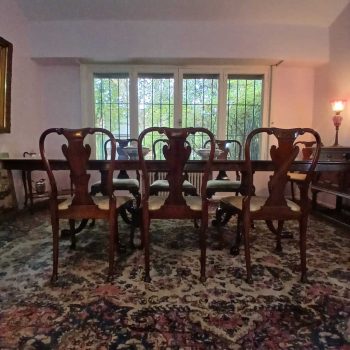 Juego de comedor estilo Reina Ana