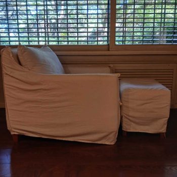 Sillón con apoya pies