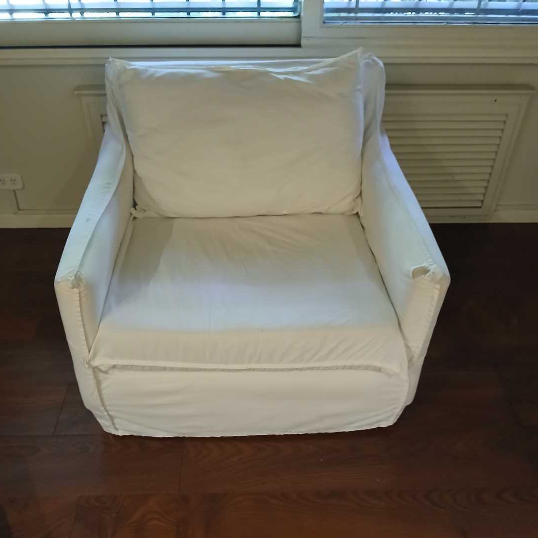 Sillón con apoya pies