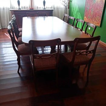 Juego de comedor estilo inglés