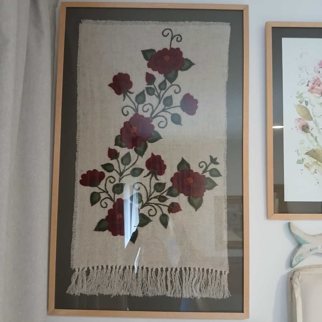 Cuadros bordados "Flores"
