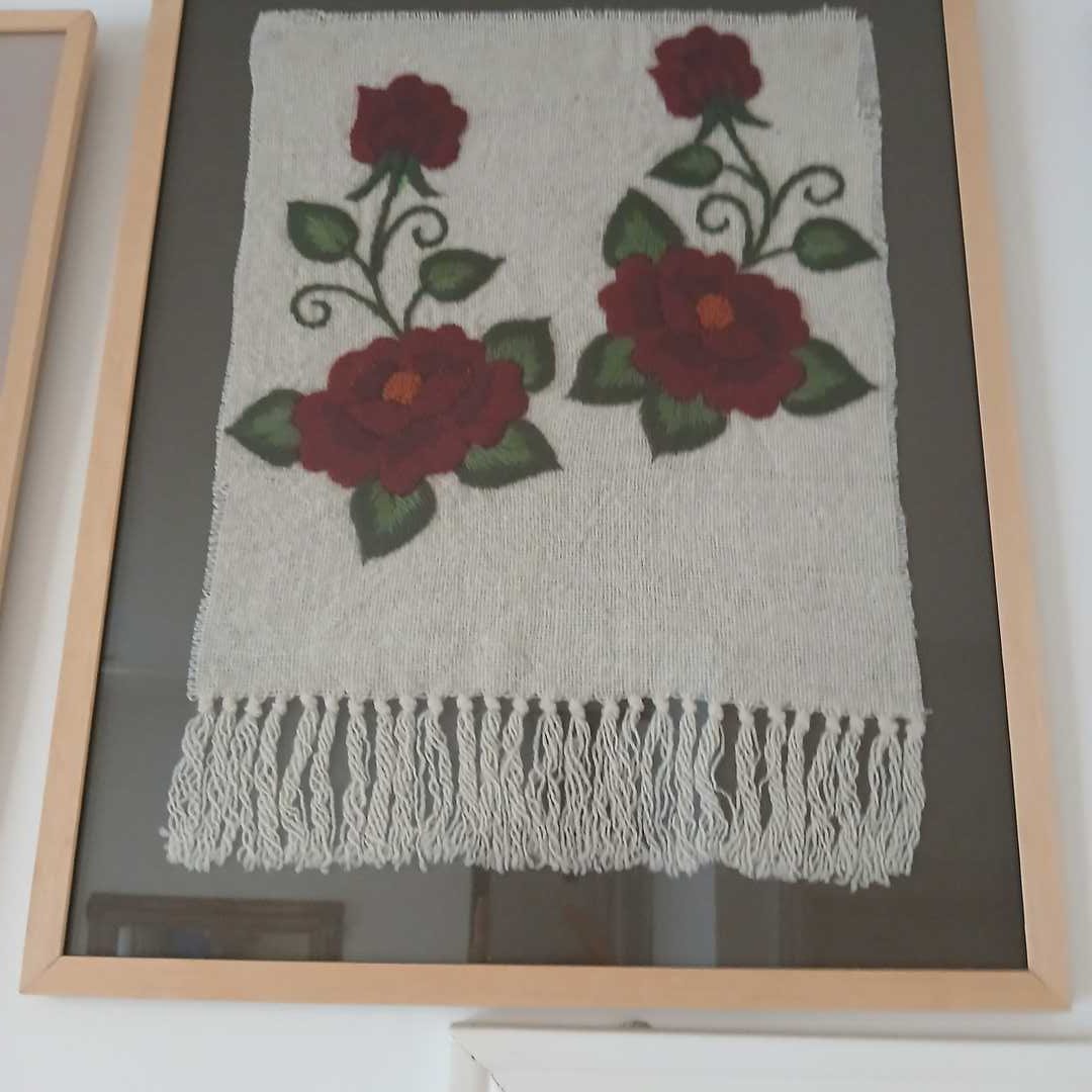 Cuadros bordados "Flores"