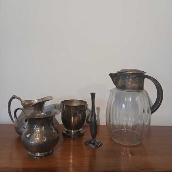 Lote de jarras, pava y más