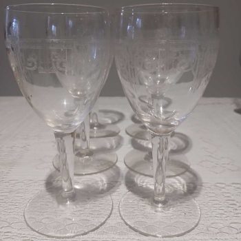 Copas cristal tallado
