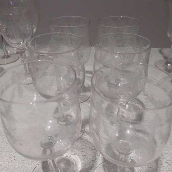 Copas cristal tallado