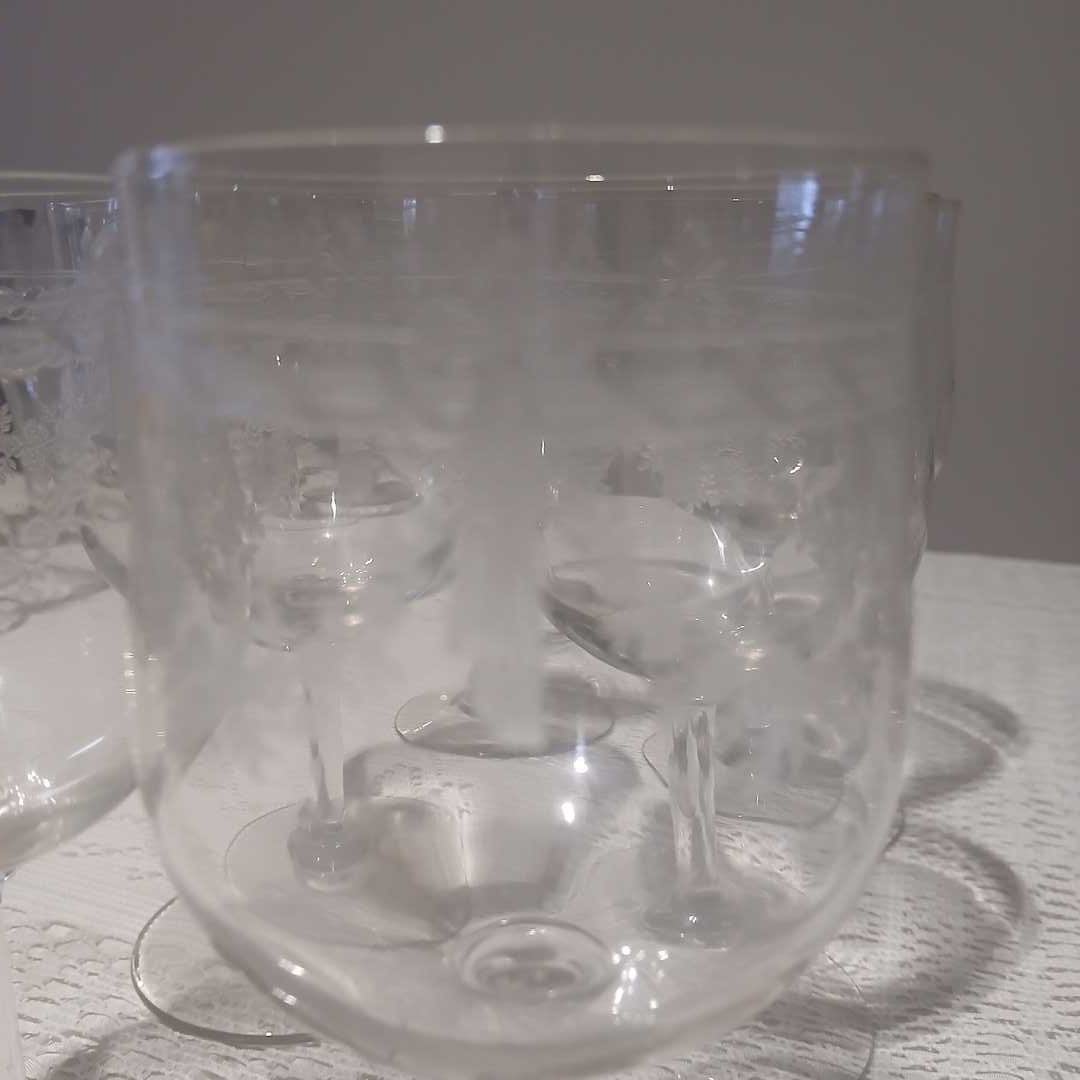 Copas cristal tallado
