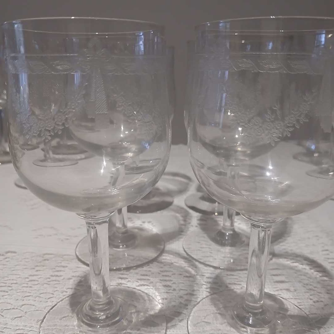 Copas cristal tallado