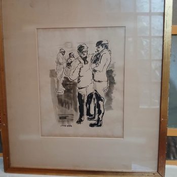 Tinta china "Hombres", Juan Otero