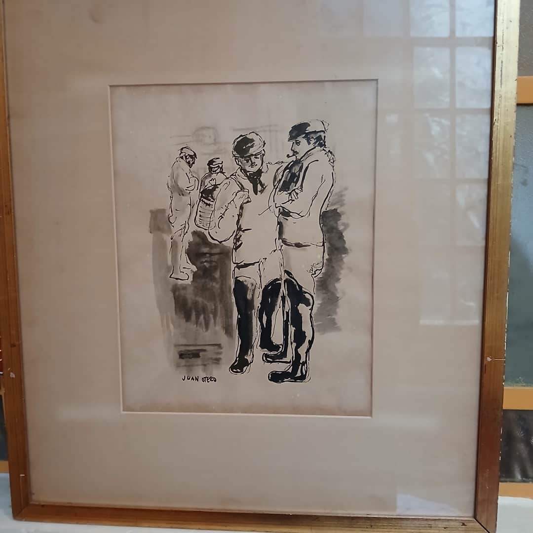 Tinta china "Hombres", Juan Otero