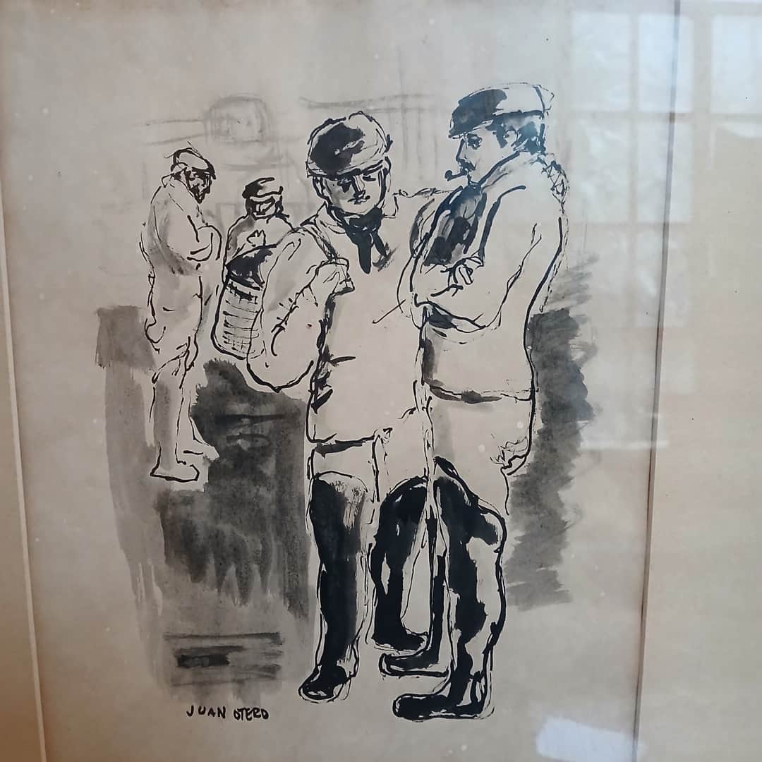 Tinta china "Hombres", Juan Otero